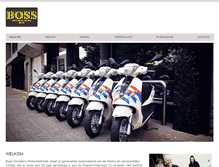 Tablet Screenshot of boss-scooters.nl